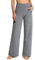 Promover Women's Activewear Trousers Yoga Trousers with Pockets Straight Wide Leg Stretch Tracksuit Bottoms Gym Joggers Causal Lounge Tummy Control Pants Petite/Regular/Tall,Heather Grey,L