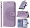ELTEKER Cover per iPhone XR, Custodia in Pelle per iPhone XR, Flip Libro Pieghevole Cover con [Slot per Scheda] [Funzione di Supporto] Custodia Cover per iPhone XR, Viola