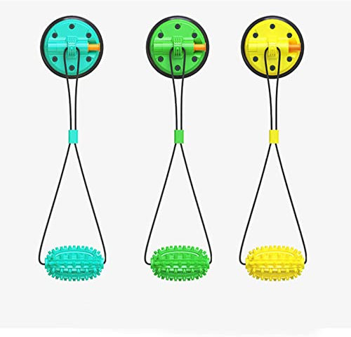 Smart Dog Suction Cup Tug of War Dog Toy Dog Rope Toys for Chewers Teeth Cleaning Interactive Pet Tug Toy for Boredom