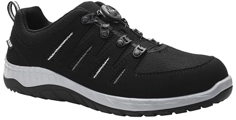 ELTEN Unisex Maddox Boa® Black-grey Low Esd S3sSicherheitsstiefel