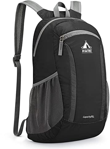 G4Free 16L Faltbarer Leichter Wanderrucksack Kleiner Rucksack Damen Herren Daypack für Outdoor Wandern Camping Reisen Klettern