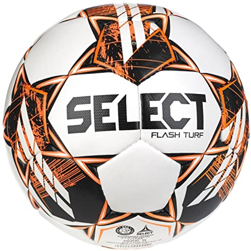 Select Flash Turf FIFA Basic V23 Ball Flash Turf WHT-BLK, Unisex Footballs, White, 5 EU