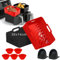 Accessori Friggitrice ad Aria in Silicone Doppio Cestello, 4PCS compatibili con G3 Ferrari 8L, Ariete 4623 8L, Princess 8L, Ninja Foodi AF300EU, Innsky Ultenic 8L, Cecotec 9L