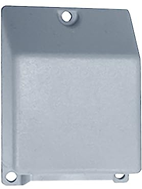 1STec BT Openreach 101A grey outdoor underground cable protection capping cover for connecting to BT 25 or Bend No. 4 Protects the wall entry point and telephone broadband drop wire feed from damage