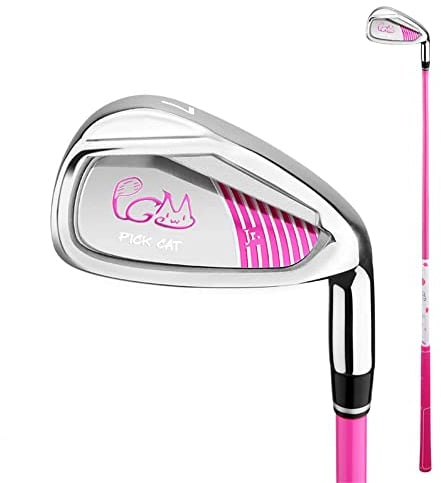 Golf Iron for Kids - #7 Iron for Ages 3-12 Boys Girls- Junior Outdoor Sports Golf Club (Pink for Age 9-12)
