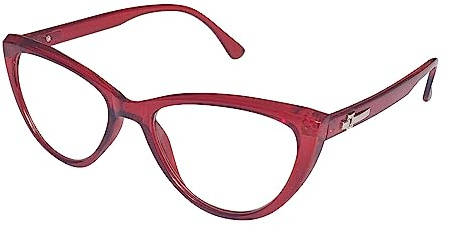 Fads & Fashions Cat Eye Reading Glasses Womans Stylish Fashion Chic Bling Retro 1960s Metal Hinges DX64