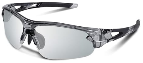 BEACOOL Polarized Sports Sunglasses for Men Women Youth Baseball Cycling Fishing Running TAC Glasses (clear)