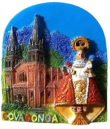 Covadonga Asturias España imán para nevera recuerdo de viaje 3D decoración de nevera magnética colección Craft Collection