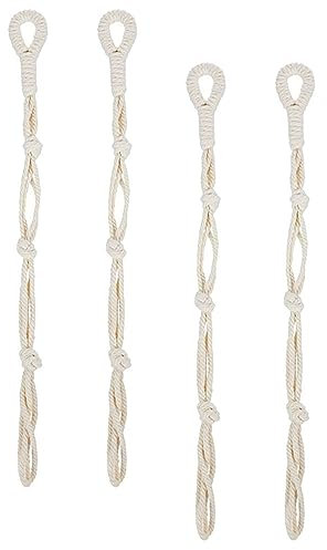 Zerodeko 8 STK Korbverlängerung Pflanzenrollen Für Hängende Pflanzen Seil Zum Aufhängen Von Blumentöpfen Makramee Hängekorb Faultier-pflanzenaufhänger Drinnen Becken Unterstützung Baumwolle