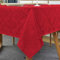 SASTYBALE Jacquard-Tischdecke mit Blumenmuster, rechteckig, 152,4 x 250,9 cm, auslaufsicher, waschbar, knitterfrei, Damast-Tischdecke, strapazierfähige Polyester-Tischdecke für Weihnachten, Urlaub,