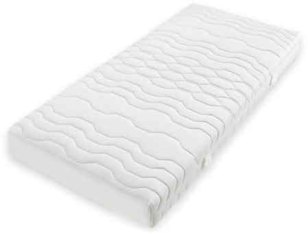 Home Deluxe - Taschenfederkernmatratze Touch - 90 x 200 cm, H2/H3, Gesamthöhe: 20 cm, 7 Liegezonen, waschbarer Bezug I Allergiker Matratze TFK Matratze