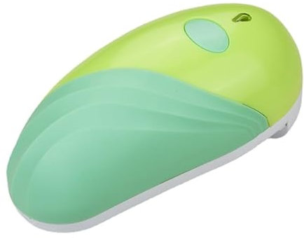 Can Opener,Handsfree Electric Can Opener Tin Opener One Touch Automatically Open The can for Any Size Smooth Edge for Arthritis Hands Elderly Chefs (Green)