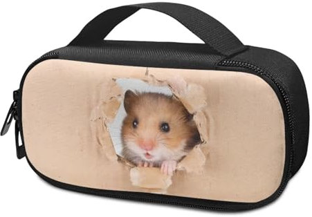 Suhoaziia Hamster Guinea Pig Diabetic Supplies Bag Carrying Case for Diabetes Testing Kit, Blood Glucose Monitor Kit with Meter, Blood Sugar Test Strips, Lancets, Lancing Device, Alcohol Wipe