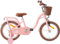 AMIGO Fairy - Kinderfahrrad Mädchen - 16 Zoll - Mit Stützräder, Rucktrittbremse und V-Brake - ab 4-6 Jahr - Lachsfarben