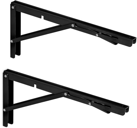 SOTECH 1 paire de consoles rabattables pour charges lourdes 400 x 175 mm