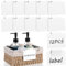12 Pcs Basket Labels Clip Kitchen Clips Label Holder Removable Basket Bin Label Plastic Storage Bins Labels Clip On Hanging Bin Clips Tagfor Pantry Organization Box Wire Shelf Cubes Container Laundry