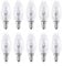 E14 Ḥalogẹṇ Bulb, 10 Pack Screw in Light Bulbs Warm White, Eco Ḥalogẹṇ Bulbs 2̣8̣Ẉ, E14 Small Screw Candle Bulb Dimmable, 230V