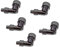 5x Zündkerzenstecker LZFH | 90° abgewinkelt | nicht entstört | passend für Zündapp, Kreidler, Puch, Hercules, Simson | Wasserdicht & langlebig | für M10, M12, M14 Zündkerze