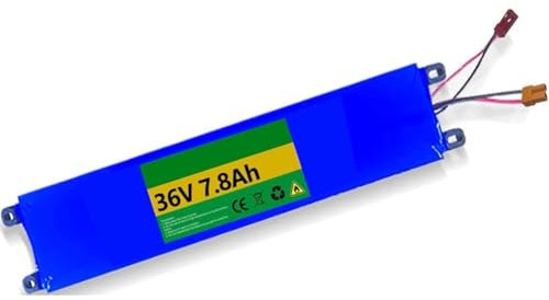 36V 6 Ah/7,8 Ah Batterie De Scooter Électrique Remplacement De Batterie Trottinette Électrique,Batterie De Vélo pour Moteur De Scooter Intégré(6AH)