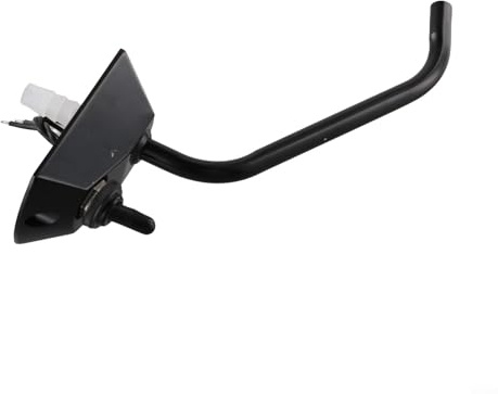 Interruptor de grifo eléctrico de 12 V con rotación de 360 grados para RV, cámper, remolque y sistema de agua de barco, color negro inoxidable S