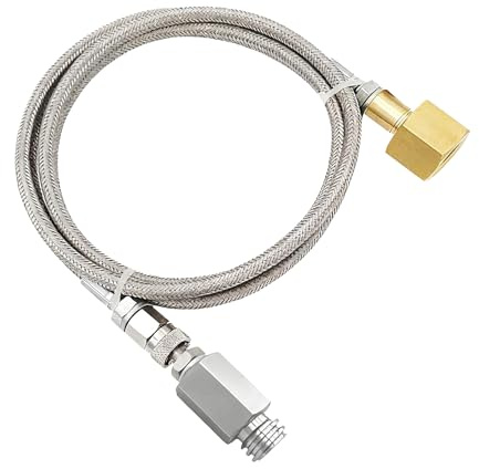 BRGD 4500psi CO2 Adapter Hochdruckschlauch, 150cm Soda Schlauch Kit für Soda Stream, Soda Max, SodaStream Crystal, Penguin, Play, Cool