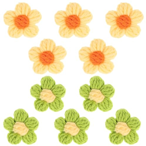 UKCOCO 10pièces Épingles Décoratives Fleur pour Cheveux et DIY Motifs Floraux Originaux Accessoires Pratiques et Sûrs pour Créer des Objets Uniques Couleur Aléatoire