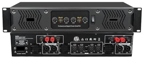 DJ-Controller, 4 kanal Professionelle Digitale Power Verstärker 2U Klasse D Sound Ausrüstung DJ Amp CD4400 for Musik Band Leistung