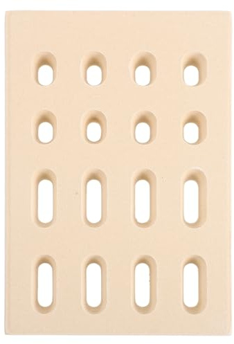 Yardenfun Plaque chauffante en briquettes céramiques pour Barbecue - Déflecteur de Flamme - Briquettes radiantes pour Barbecue à gaz - Accessoire de Rechange