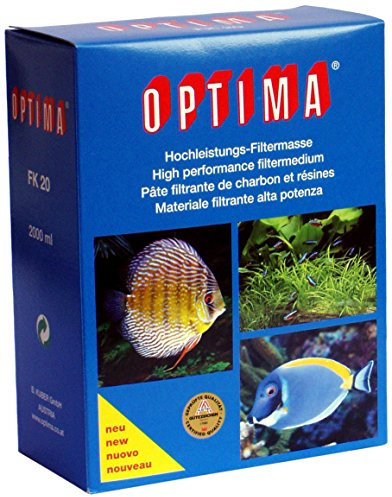 OPTIMA Fk20 Filtre de Charbon pour Aquariophilie 2000 ml