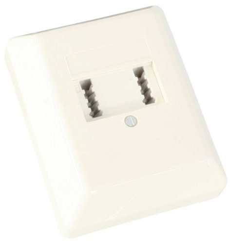 Unbekannt InLine® TAE Anschlußdose, TAE-F/F, Aufputz