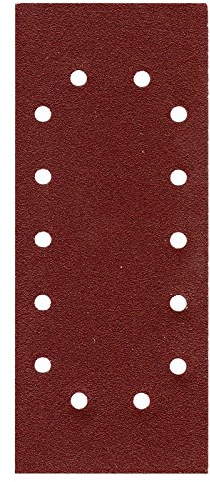 50er Pack Schleifpapier Schleifblatt 115 x 280mm 14 Loch Körnung 40-180 Schwingschleifer (115x280mm K = 100)