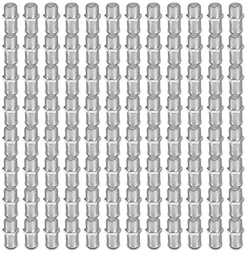 ARLI 100x F-Verbinder – F-Kupplung F-Buchse auf F-Buchse | Koaxial Kabelverbinder zur Verlängerung & Verbindung von SAT Antennenkabeln