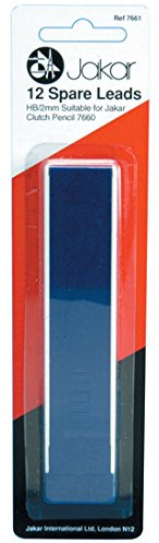 Jakar 2mm Clutch Pencils Leads Grade HB Twin Pack (24 leads in total)