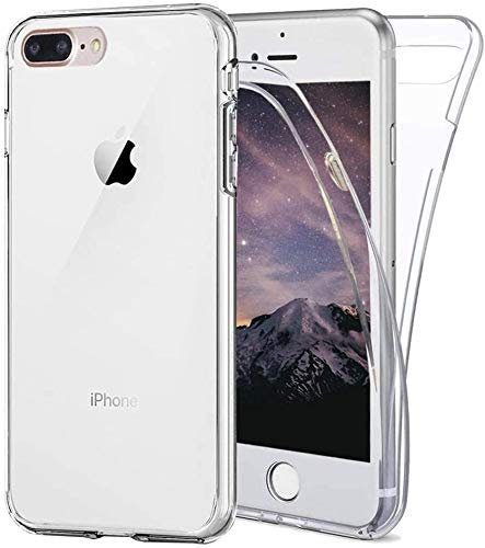 iPhone 6/6s Case, Ultra Thin 360 [Full Protection] [no dots] [Slim TPU] [Front and Back] [Transparent] [Hard PC Back and Soft TPU Front Case] For Apple iPhone 6/6s (CLEAR)