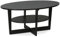 Furinno Ovaler Couchtisch, Holz, Nussbaum, 50.01 x 50.01 x 41.88 cm, Walnuss