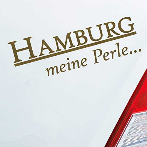 Hellweg Druckerei Auto Aufkleber Hansestadt Hamburg Meine Perle Reeperbahn Pauli 18x6 cm