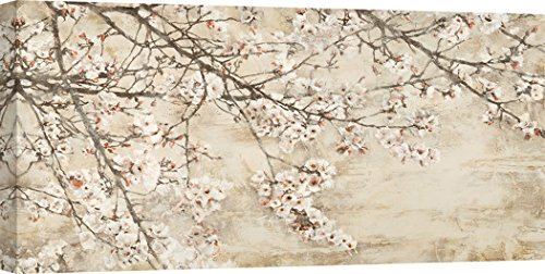 ART PRINT CAFE' – Quadro fiori - Stampa su Tela – Silvia Mei, Ciliegio in fiore – 140x70 cm