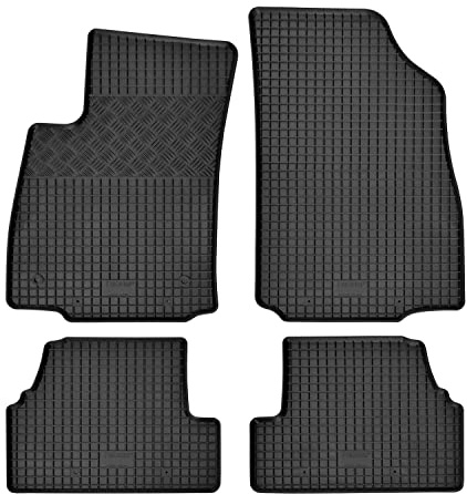 Fußmatten kompatibel mit Opel Mokka 2012-2019 Gummi Auto 100% passgenaue Gummimatten Automatten Antirutsch Schwarz