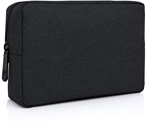 MyGadget Organizer Cavi da Viaggio - Astuccio Universale per Elettronica o Trucchi - Organizzatore per Accessori, Cavi Caricabatterie, Auricolari - Nero