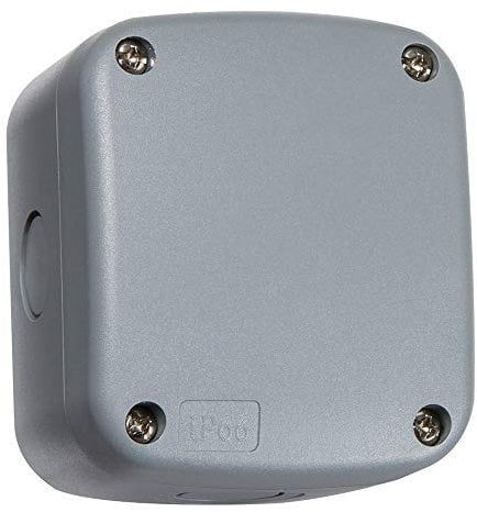 IP66 Waterproof Weatherproof Outdoor External Junction Box Adaptable Electrical Enclosure Small Medium Large Extra Size CCTV Alarm Connection PVC (Small)