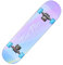 YATT Skateboard Adulte, (Le Temps Passe Vite) Skateboard De Route À Double Escalade en Érable De Classe A À Quatre Roues Professionnel De 31 Pouces Adapté Aux Jeunes Adultes