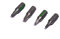 Barnwell 4 x Square Screwdriver Bits Robertson Type Sizes 0,1,2,3 American RV Type