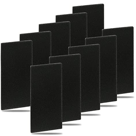 Comedes Filter für Bauknecht Privileg Whirlpool Trockner | einsetzbar statt Original Filter 481010354757 | Schaumfilter Sockelfilter (10 Stück)