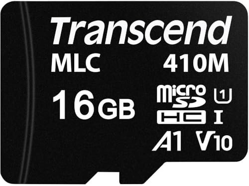 Transcend TS16GUSD410M Carte microSD Industriel 16 GB Class 10 UHS-I