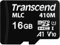 Transcend TS16GUSD410M Carte microSD Industriel 16 GB Class 10 UHS-I