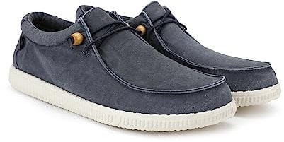 WALK IN PITAS | WP150 WALLABI Washed | Mocasines de Hombre | Náuticos Casual | Zapatillas de Verano | Zapatos de Hombre Casuales y Cómodos | Zapatos de PITAS para Hombre | Periscope 45