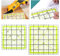 YAANBUNB 2 Stk Patchwork Lineal Quadratisch Schneiderlineal Acryl Quiltlineal 4.5/6Zoll Stofflineal Set mit Winkelfunktion Doppelfarb Univerallineal zum Nähe Lineal Quilters Ruler für Nähen Basteln