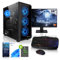 Megaport Komplett Set Gaming PC PC AMD Ryzen 5 5600G • AMD Radeon Vega 7 • 24 Monitor • Windows 11 • 16GB DDR4 • 1000GB M.2 SSD • Tastatur • Maus • WLAN • pc Gaming komplettpaket