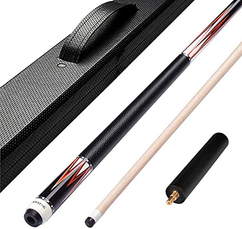 WANQPPS Billardqueue,Pool Queue 1/2 Pool Queue,18-21Oz Billardstock mit 12,75mm Spitze,Sehr schöner Griff,Geeignet für Einsteiger 147cm/58In Billard Zubehör(Color:D;Size:147cm/58in)