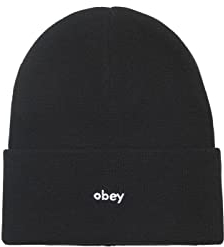 Obey Karma Beanie Mütze Strickmütze schwarz